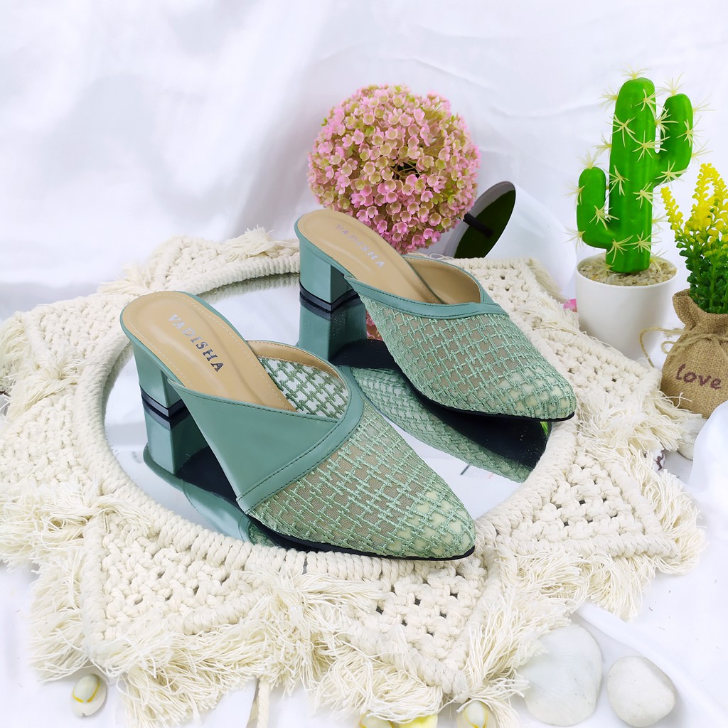 Anara_shoes KB-03 รองเท้าแตะรัดส้นขนาด 5 ซม