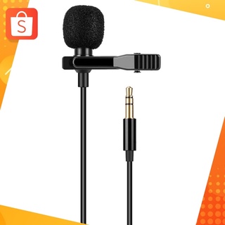 ไมค์ไลฟ์สด อัดเสียง ไมค์โทรศัพท์ ใช้กับมือถือได้ทันที Mini Clip-on Microphone for Smartphone