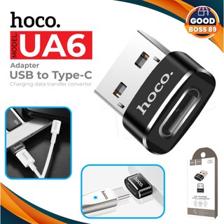 HOCO ของแท้ 100% รุ่น UA6 อะแดปเตอร์แปลงพอร์ต USB-A to Type-C goodboss89