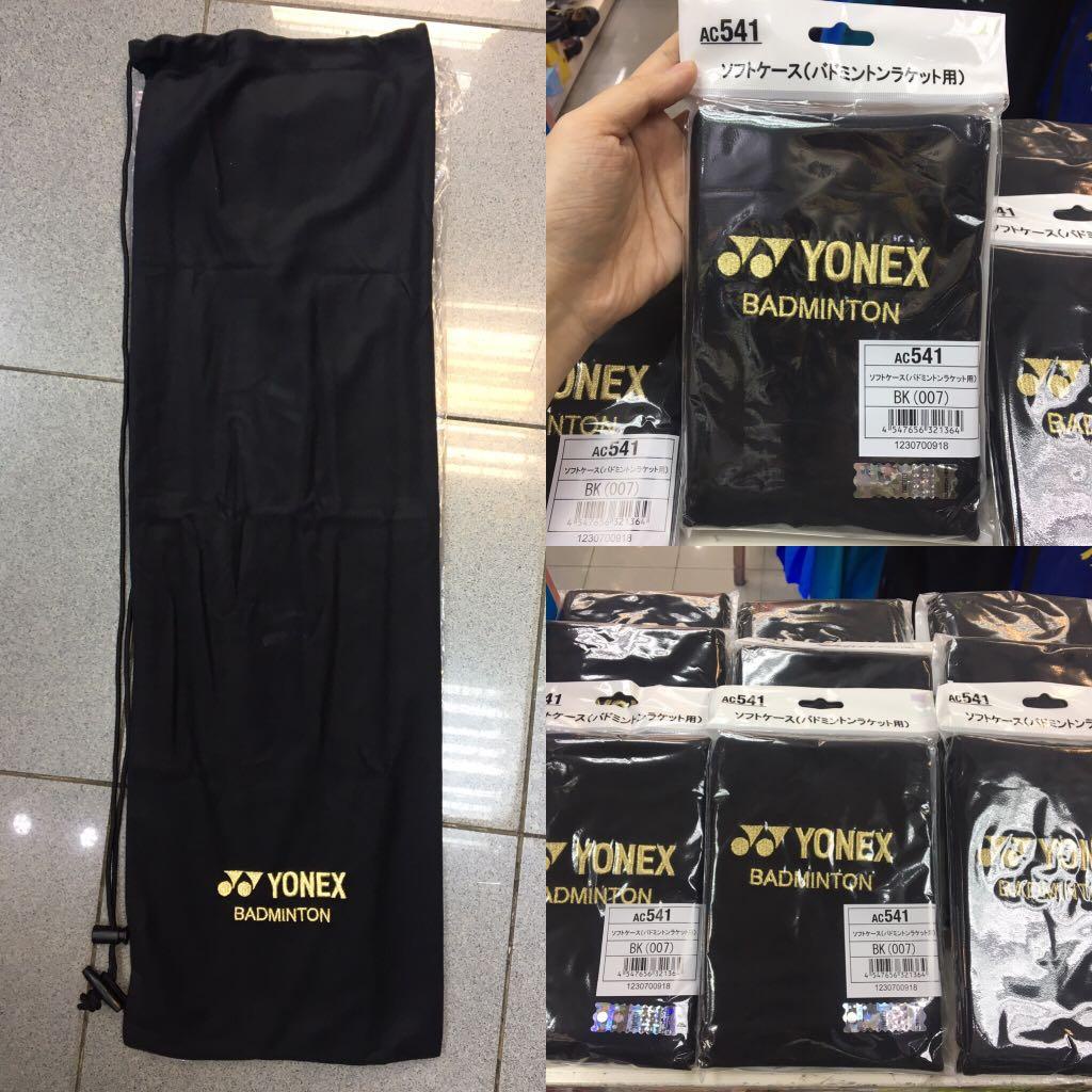 ฝาครอบแร็กเก็ตผ้า Yonex AC 541 Yonex JP AC541 กระเป๋าผ้ากํามะหยี่