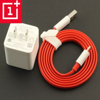 ชุดสายชาร์จ Oneplus ชาร์จเร็ว ของแท้ 3 3T 5 5T 6T 6 Dash Charger,5V 4A USB Quick Charge Adapter +100CM NoodleDash Cable