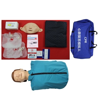 Half Body ADULT CPR Manikin AED First Aid Training Dummy Training Model Human ETWW