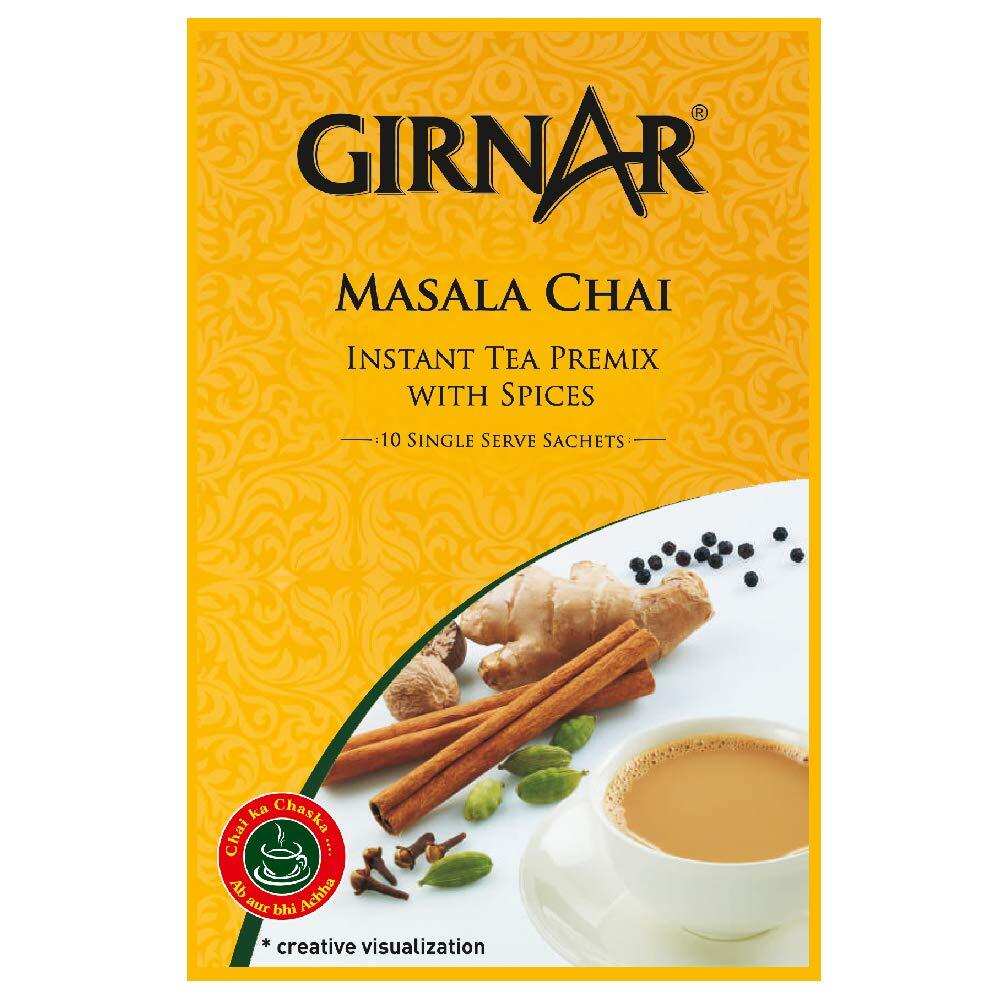 Work From Home PROMOTION ส่งฟรี Girnar 3in1 Instant Tea Chai ชาอินเดียสำเร็จรูป. Masala มาซาลา เก็บเงินปลายทาง
