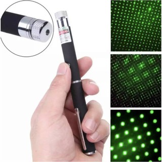 LA&amp;A เลเซอร์สีเขียวแรงสูง -Powerful Laser Pointer Pen Beam Light 5 Mile Lazer High Power 532nm（สีเขียว）