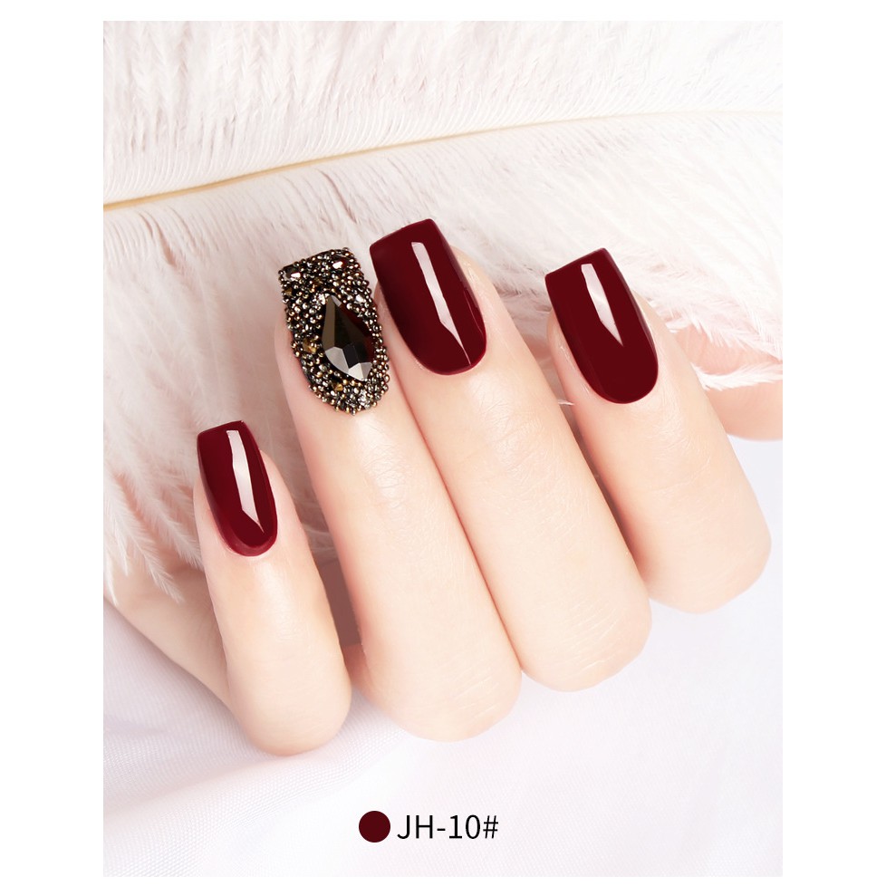 AS สีเจล สีทาเล็บ โทนแดง แดงเลือดนก JH 01-12 15ml. - รูปที่ 5