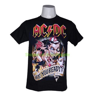 เสื้อวง Ac/Dc เสื้อไซส์ยุโรป acdc เอซี/ดีซี PTA1015 เสื้อวงดนตรีต่างประเทศ