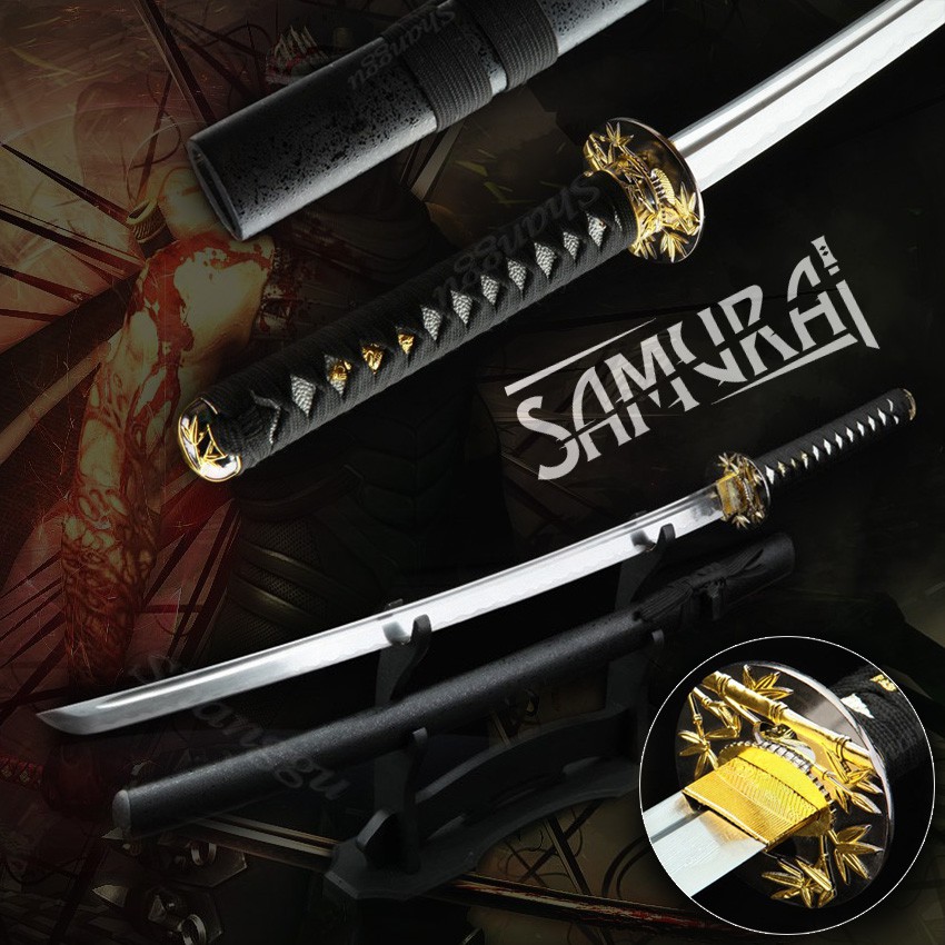 JAPAN ดาบยากูซ่า Yakuza ดาบซามูไร คาตานะ Katana Samurai ใบดาบ เปิดคม รุ่น 00039