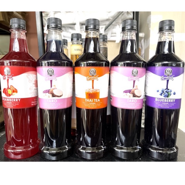 น้ำเชื่อมคาราเมลตราเต็งหนึ่ง ขนาด 1000 ml. ชงเมนูได้หลากหลาย🍵🧋สนใจรสชาติไหนสอบถามได้เลยค่ะ