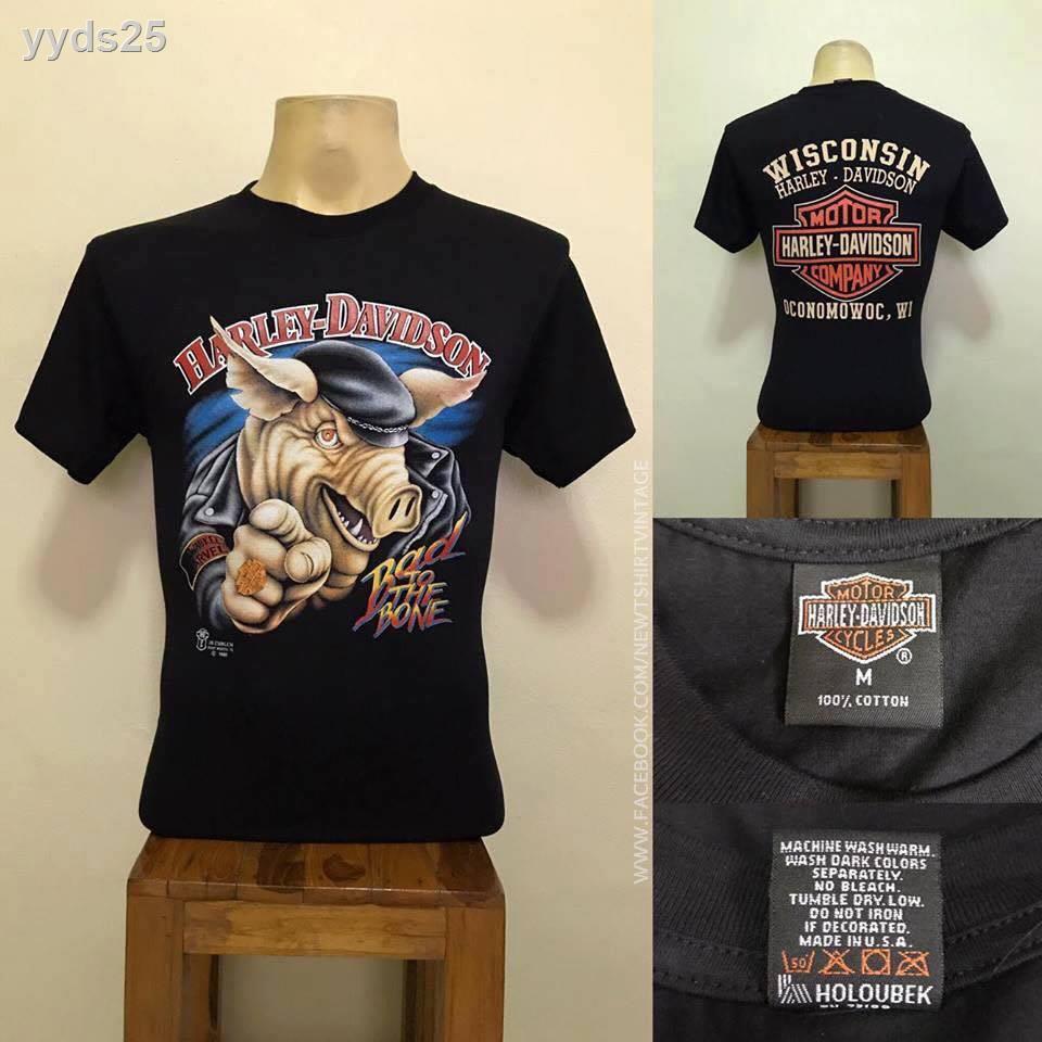 ◊🔥เสื้อยืดฮาเลย์ Harley-Davidson Reproduction (SML) ป้าย USA 🇺🇸