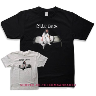 ﹉✺เสื้อยืด billie eilish   raptee t shirts hiphop