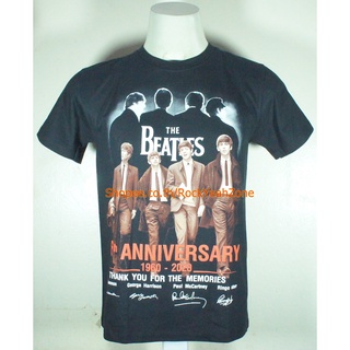 เสื้อวง THE BEATLES เสื้อไซส์ยุโรป เดอะบีเทิลส์ PTA1740 เสื้อวินเทจ ลายอมตะ Rockyeah