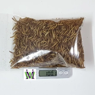 หนอนนก หนอนนกอบแห้ง 100&50g. หนอนอบแห้ง mushi อาหารหนูแฮมสเตอร์ อาหารนก อาหารเม่น อาหารชูการ์ อาหารแพรี่ด็อก อาหารไก่