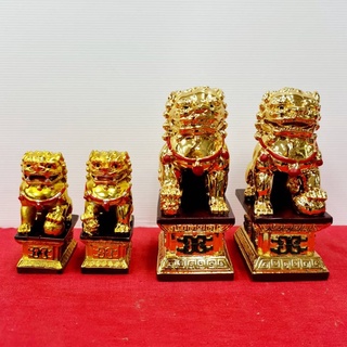 สิงโต สิงโตคู่ สิงโตมงคล สิงห์คู่มงคลจีน สิงโตทอง พร้อมส่ง