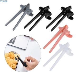 【TTLIFE】1Pc Hands-free Chopstick Easy To Use Plastic Multifunctional Snack Clip Convenient Tong For Gaming