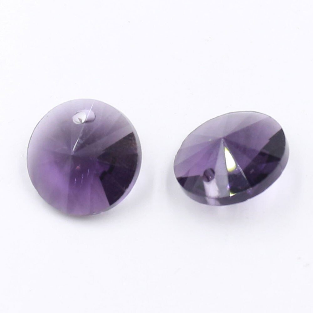 ลูกปัดคริสตัล Rivoli ทรงกลมสําหรับทําเครื่องประดับสร้อยคอแหวนแฟนซี 50 ชิ้น 8 มม
 - รูปที่ 3