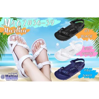 รองเท้าแตะรัดส้นผู้หญิง ทรงBirken แบบไขว้นิ้วโป้ง M462 Maltini