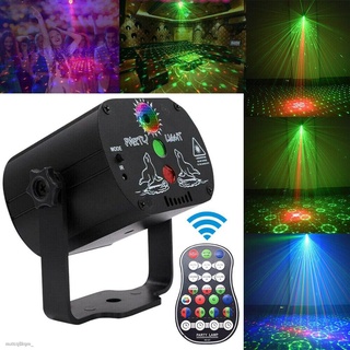 ❂โคมไฟโปรเจคเตอร์เลเซอร์ 60 แบบ Led Rgb สำหรับไฟดิสโก้ บาร์ Ktv Dj