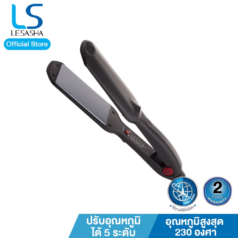 Lesasha เครื่องหนีบผม Promax Rebonding Hair Crimper แผ่นหนีบกว้างพิเศษ รุ่นLS1199 kuron