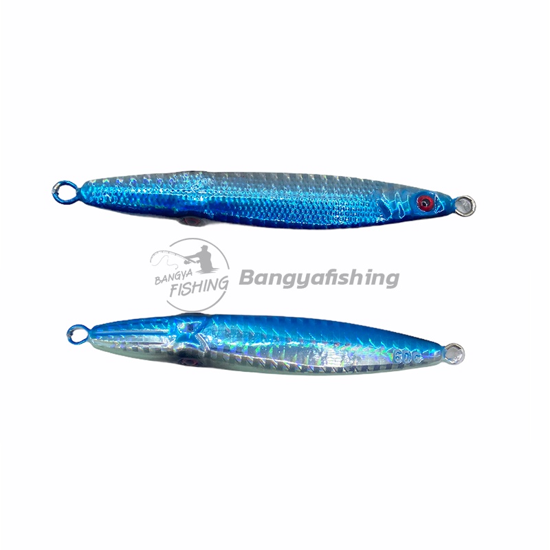 เหยื่อจิ๊ก เหยื่อจิ๊กกิ้ง jigging 60-80-100g เหยื่อแคส ตกปลาเก๋า ปลาอินทรี เหยื่อตกปลา เหยื่อทะเล - รูปที่ 5