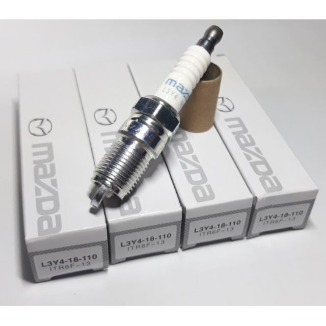 หัวเทียน Mazda 2 1.5(2009-2012) Mazda 3 2.0(2004-2008) Mazda 3 1.6(2009-2014) L3Y4-18-110 ITR6F13 (4