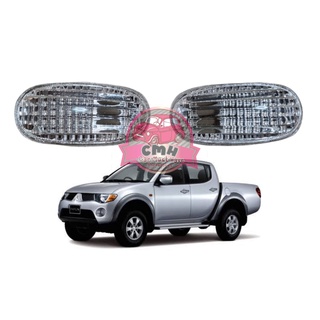 ไฟเลี้ยว ไฟเลี้ยวข้าง ไฟแก้ม เพชร ขาว ส้ม DEPO DIAMOND CRYSTAL SIDE LIGHT MITSUBISHI TRITON มิตซูบิชิ ไทรทัน 2005 - 2014