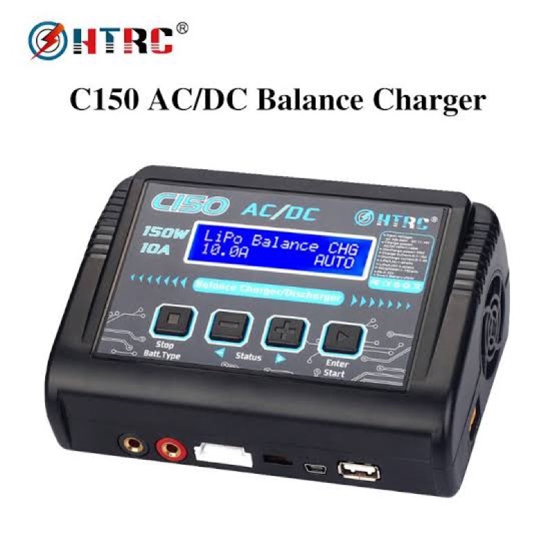 เครื่องชาร์จ HTRC C150 Battery Balance Charger/Discharger (10A / 150W) รุ่นใหม่ V2