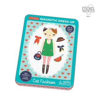 Halotalent - Cat Fashion Magnetic Dress - Up (Mudpuppy) ชุดกล่องแม่เหล็กแบบพกพา ลายแต่งตัวน้องแมว