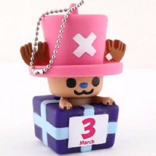 แท้ 100% จากญี่ปุ่น พวงกุญแจ วันพีช One Piece x PansonWorks Chopper Birthday Mascot Figure Ball Chain (3/March)