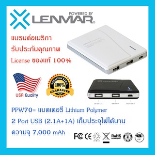 💥SALE💥 แบตเตอรี่สำรอง Power Port Wave ความจุ 6600 mAhเต็ม ของแท้ 💯 จากแบรนด์อเมกา