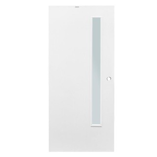 External door UPVC DOOR PARAZZO PUG01 80X200CM WHITE Door frame Door window ประตูภายนอก ประตูภายนอกUPVC PARAZZO PUG01 กร