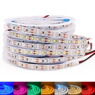 Kefeng DC 12V 2835 สายไฟ LED 60 ดวง 5 ม. ยืดหยุ่น สีขาวอบอุ่น สีขาว สีแดง สีฟ้า สีเขียว สีเหลือง สําหรับตกแต่งบ้าน