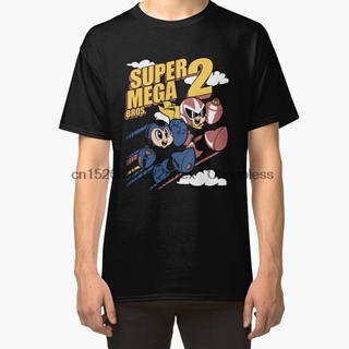 T-shirt  เสื้อยืด พิมพ์ลาย Rockman Super Mega Bros Megaman Protoman ไซซ์ Ml 2XL 3XL 4XL 5XL 6XlS-5XL