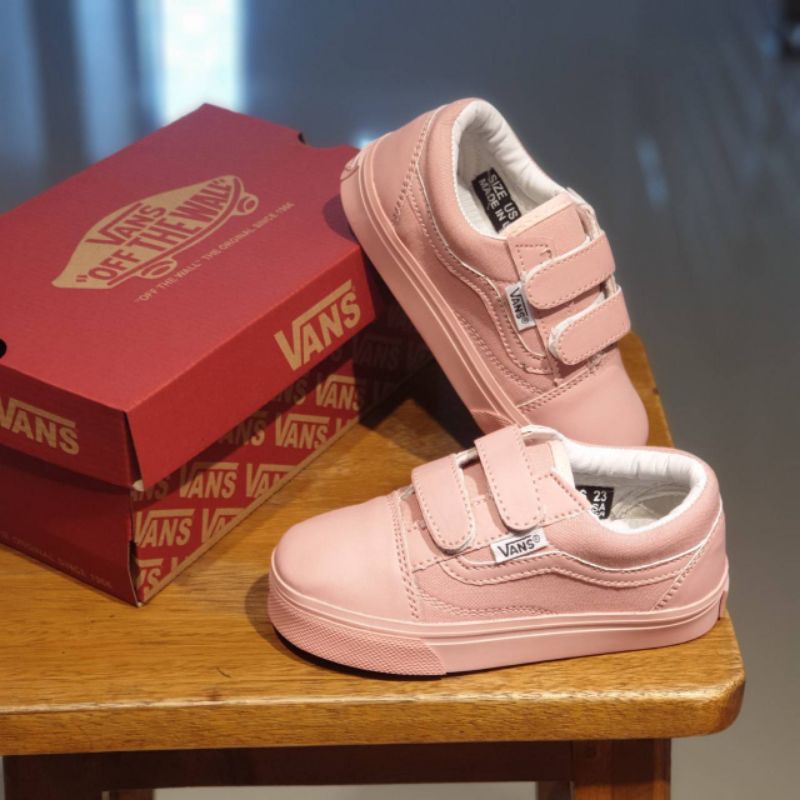 Vans oldskool สีชมพูเต็มรูปแบบ