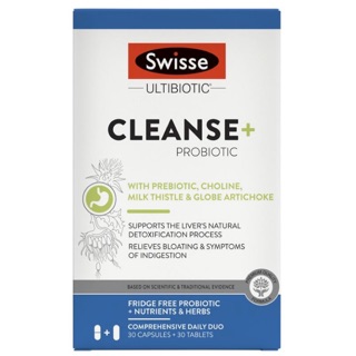 Swisse Ultibiotic Cleanse + Probiotic 60 Capsules