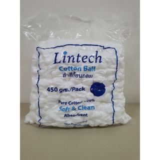 สำลีก้อน สำลี cotton ball 0.35gm. (450gm./Pack) Lintech