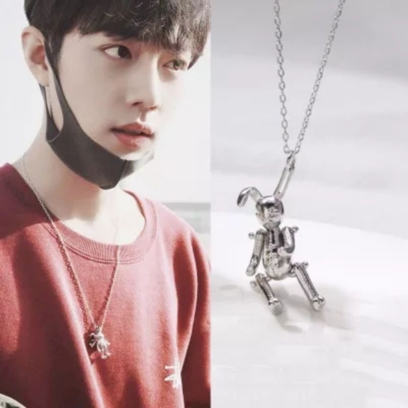 ❤️พร้อมส่ง💓สร้อยกระต่ายแบบเซียวจ้าน🐇คอลเลคชั่นสร้อยคอของเซียวจ้าน และหวังอี้ป๋อ สุดน่ารัก swag 💓​💓​