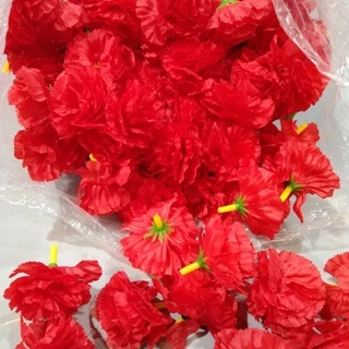 ดอกดาวเรืองสีแดง หัวดอกดาวเรืองสีแดง1ถุงมี500ดอก สินค้าพร้อมส่ง ดอกดาวเรืองผ้า ดอกไม้