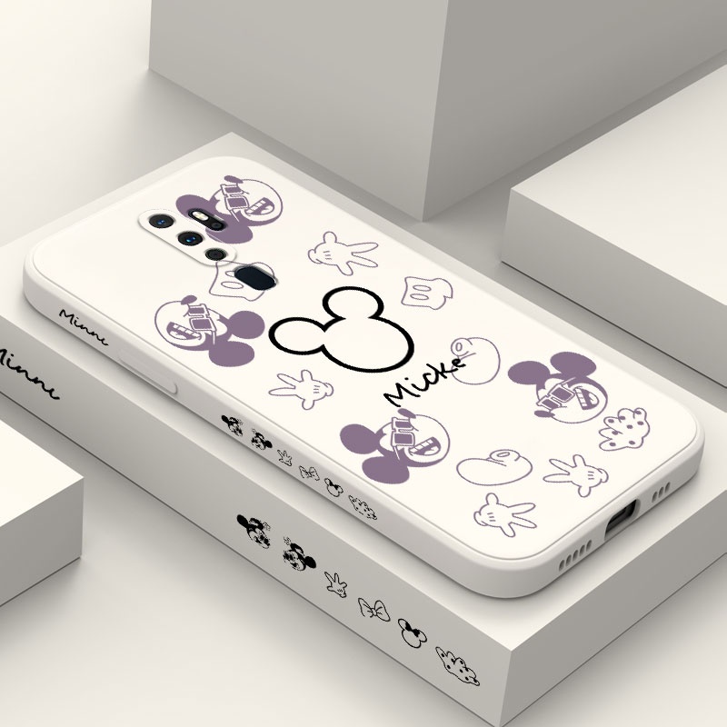Happy Mouse เคสโทรศัพท ์ สําหรับ OPPO A9 A5 2020 A94 4G Creative Design Cover