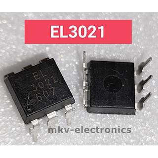 (1ตัว) EL3021 , DIP-6 , PHOTO-TRIAC IC (รหัสสินค้า M02643)