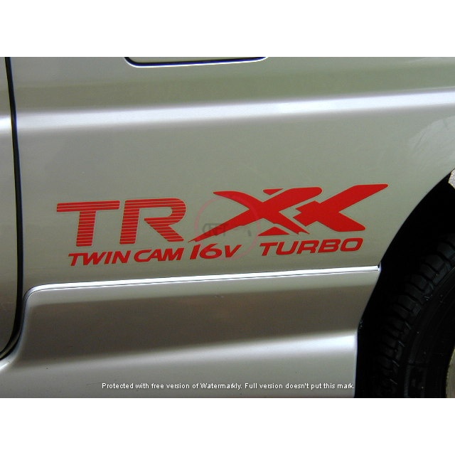 CFS131 2 ชิ้น Twin cam 16V turbo Daihatsu Cuore TR-XX Avanzato R kancil pintu Belakang Kereta ด้านหล