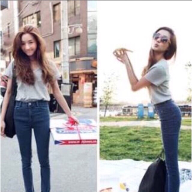 กางเกงยีนส์ Denim&Co สีกรม ที่ยอดขายกว่า 100 ตัว