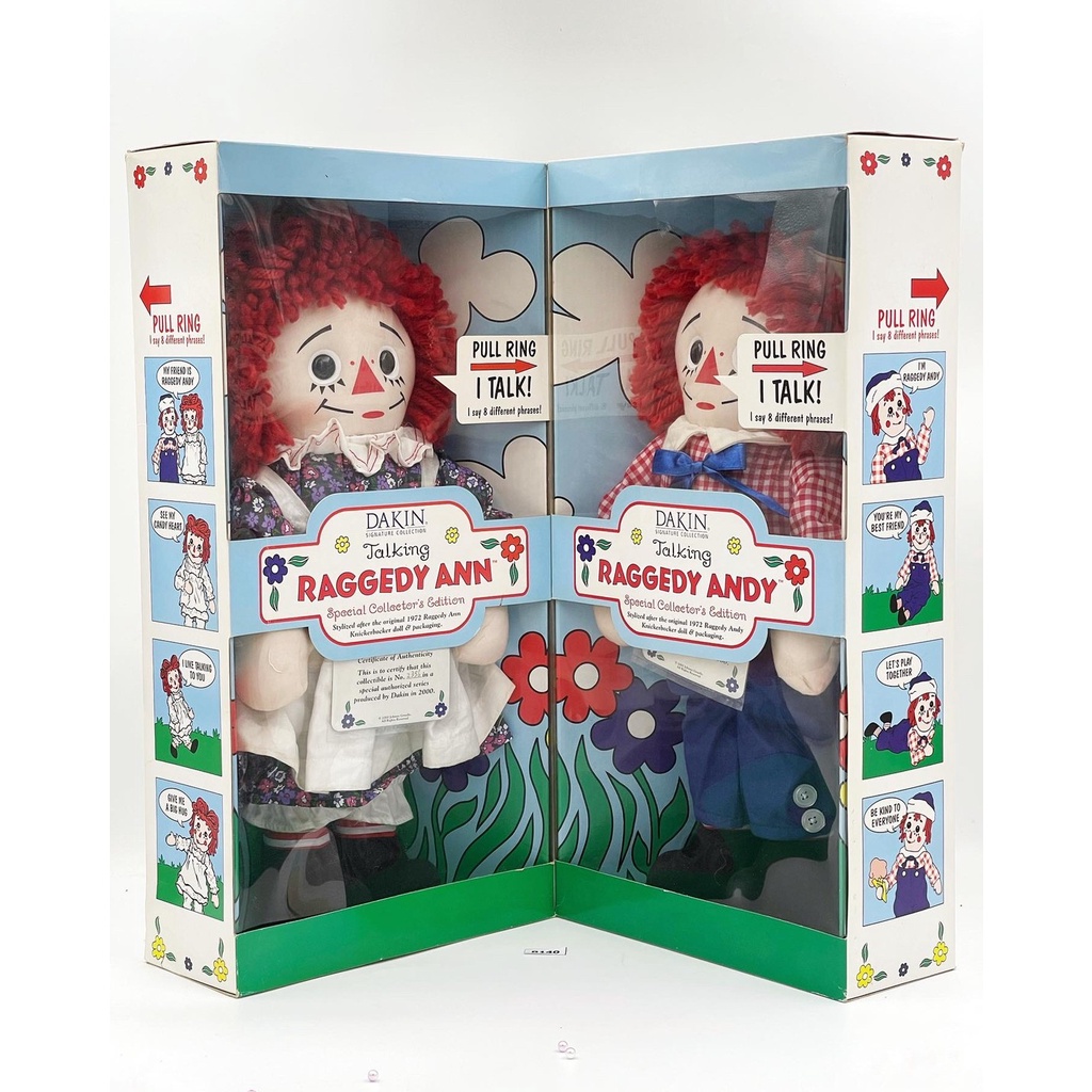 ตุ๊กตาแอนนาเบล พร้อมกล่อง แพ็คคู่ Raggedy Ann Vintage Dolls #1