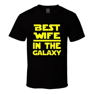 [S-5XL]เสื้อยืด พิมพ์ลาย Best Wife in Galaxy