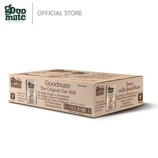 Goodmate The Original Oat Milk กู๊ดเมท นมโอ๊ต สูตรออริจินอล ขนาด 180 มล. (18 กล่อง)