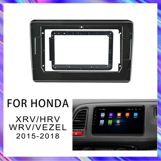 ชุดกรอบแผง DVD 10.1 นิ้ว 2din สําหรับ HONDA XRV HRV WRV VEZEL 2015-2018