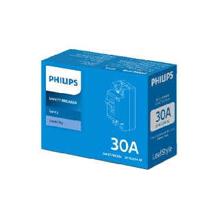 Philips เซฟตี้เบรกเกอร์ฟิลลิปส์  เซฟตี้ เบรกเกอร์   รุ่น Leaf  Style ขนาด 10,15,20,30 แอมป์