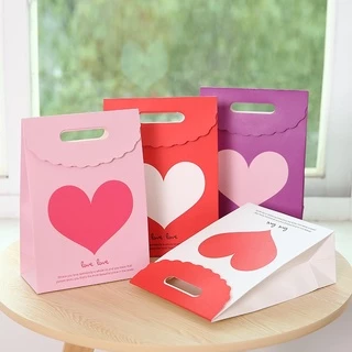 A021 พร้อมส่ง มี3ลิ้ง❗️(ขั้นต่ำ5ใบ คละลายได้)ถุงของขวัญมีตัวแปะปิดปากถุง ใส่ของขวัญ ของชำร่วย ของฝาก น่ารักมากก