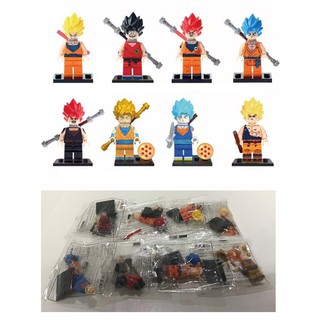 เลโก้ตัวต่อ Dragonball (SET 8 PCS) ไม่มีกล่อง POC0004