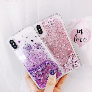 เคสโทรศัพท์มือถือ มีทรายไหล ลายกลิตเตอร์น้ํา สําหรับ Vivo 1811 Y91 1814 Y93 Y91i Y95 1817 1816 1807 1815