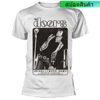 เสื้อยืดผ้าฝ้ายCOTTON เสื้อยืด ผ้าฝ้าย พิมพ์ลายวงแหวน Spun The Doors สวมใส่สบาย 2022S-5XL